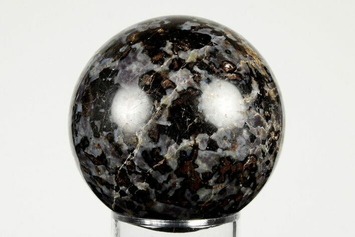 Polished, Indigo Gabbro Sphere - Madagascar #196188